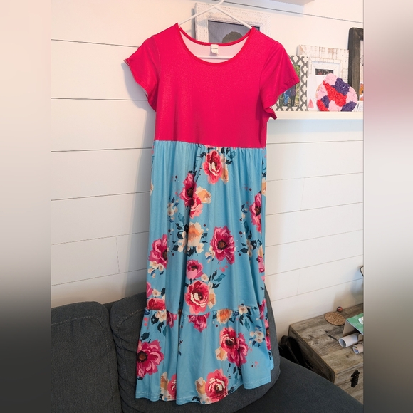 Gorgeous Pixie Girls Maxi Dress (Heavy Material) 🇺🇸  Size 10-12 - Picture 1 of 4